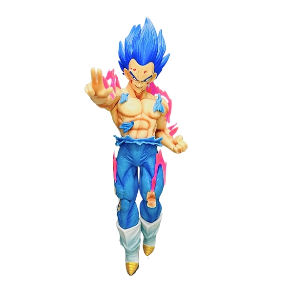 Mô Hình Dragon Ball Vegeta tóc xanh cởi trần chỉ tay Cao 20cm Nặng 200gram - Figure DragonBall - Có Hộp Màu