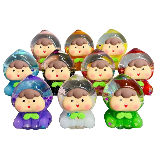 Mô hình charm quả đào size to kích thước cao : 8cm nhiều màu decor siêu xinh - no box N1-CT
