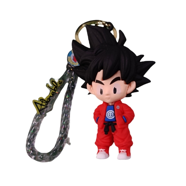 móc khóa goku sành điệu áo đỏ - Dây móc dài : 8.5cm - Mô Hình Cao : 8cm - Nặng : 50gram - No Box : bọc túi OPP