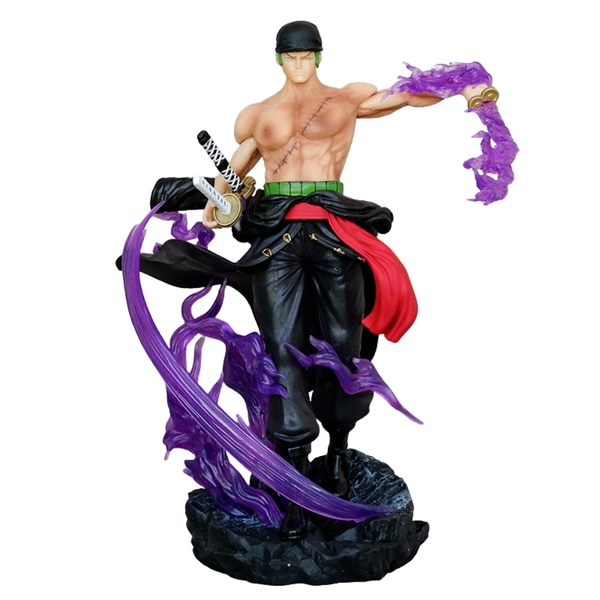 Mô Hình OnePiece Zoro enma - Cao 31.5cm - nặng 1350gram  - Phụ kiện : Kiếm + bán thân , Figure OnePiece -  có hộp màu K12-T4-S4