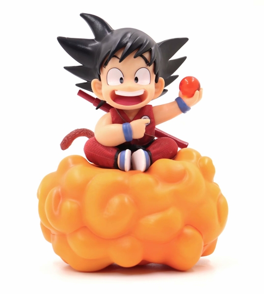 Mô Hình DragonBall Songoku ngồi mây cầm ngọc rồng cao 12cm , Figure Dragonball , No Box