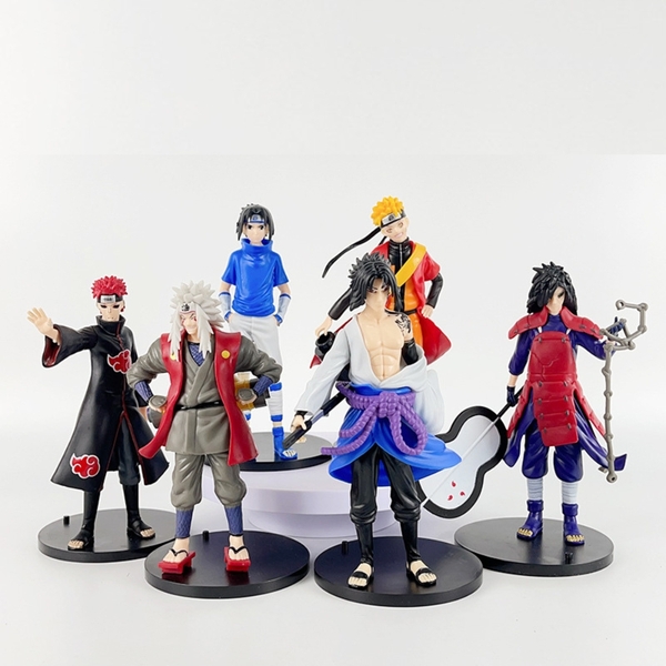 Mô hình Naruto Bộ 6 các nhân vật Naruto Bản B - Cao 18 - 19cm - nặng ...