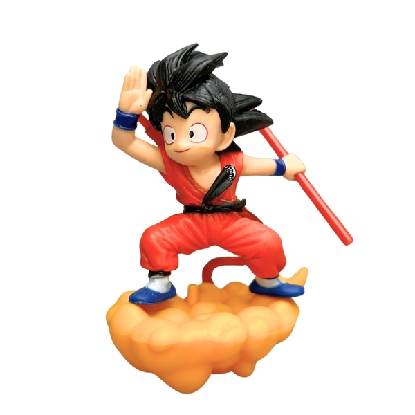 Mô Hình DragonBall  Goku kid cưỡi mây cao 13cm , figure DragonBall , No box - N1-K37-T1-S4