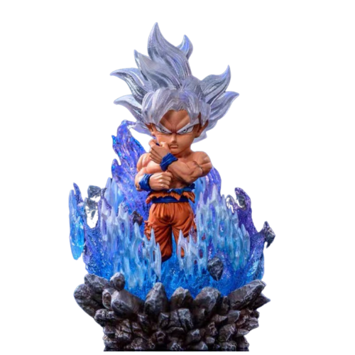 Mô hình đồ chơi - SonGoku bản năng vô cực , có led , Cao 11cm  - Dragon Ball - No box - N1-K38-T2-S10