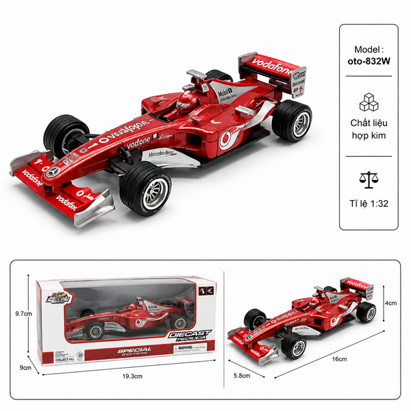 Xe hợp kim 1:32 - SKU : oto-832W - ( Vat : 002-05-60 !!! ) - K58-T2-S2