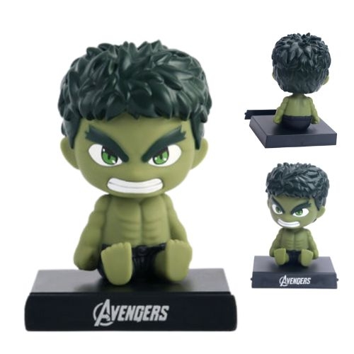 Mô Hình đồ chơi -  Hulk Lắc Đầu - Avengers - Bộ lắc đầu - Có Hộp Đẹp - Có Hộp Đẹp - N3-K24-T2-S2