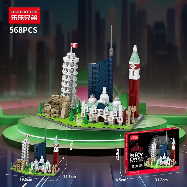 Bộ lắp ghép đường phố Ý 568pcs. SKU: LG-8785-5 (VAT 001-12-50) - K133-T3-S13