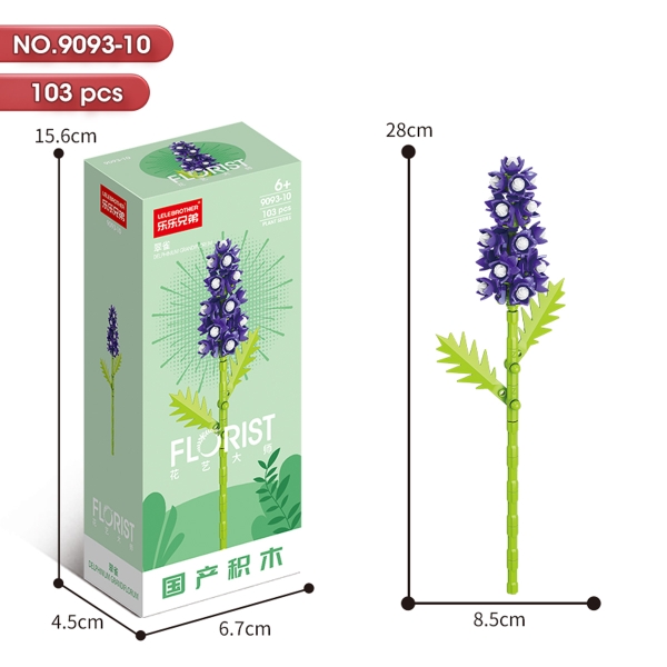 Bộ Lắp Ghép Cành Hoa Phi Yến 103pcs. SKU:LG-9093-10 (VAT 001-06-11) K110-T1-S10