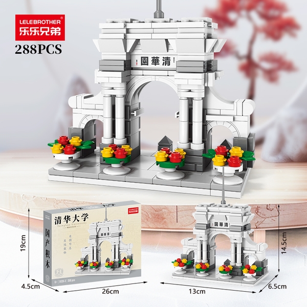 Bộ lắp ghép mô hình Đại học Thanh Hoa 288pcs. SKU: LG-9128-3 (VAT 001-12-30) K89-T1-S6