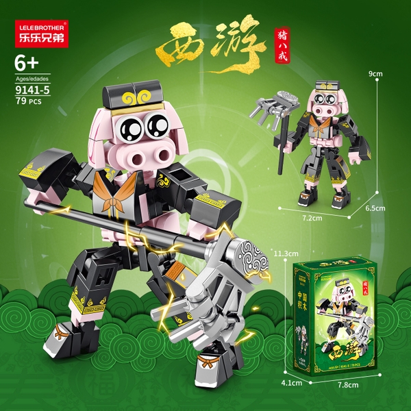 Combo 3 Bộ Lego Chư Bát Giới 79 pcs. SKU: LG-9141-5-C ( VAT 001-C3-11 ) - K113-T2-S5