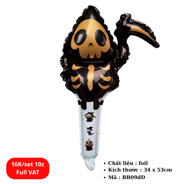Set 10 Bóng bay cầm tay dễ thương cho bé - SKU : BB09dD - (VAT: 011-02-10) - K2-T3-S5
