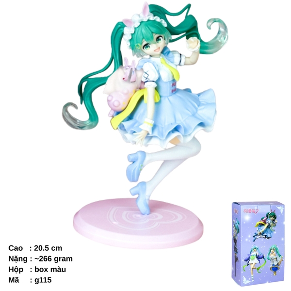 Mô hình nhân vật nữ (No brand) cao 20.5cm , nặng 266g - SKU : g115 (VAT: 002-06-50)