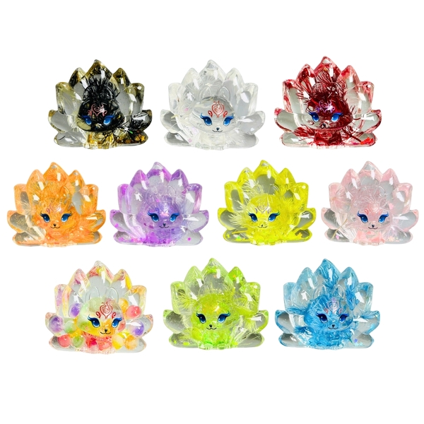 Mô hình charm hồ ly size to kích thước cao : 7.5cm nhiều màu decor siêu xinh - no box