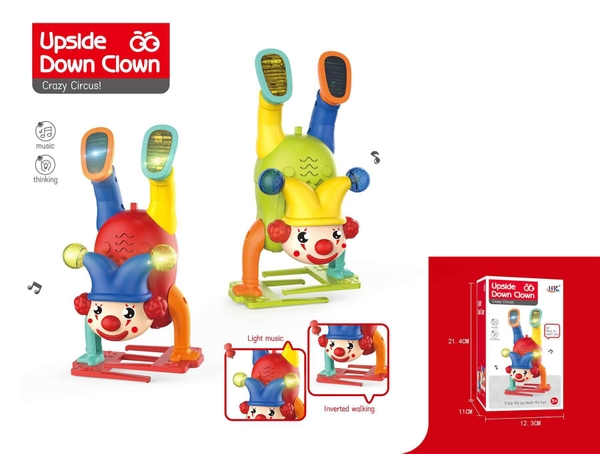 Đồ chơi chú hề Joker vui vẻ có đèn, nhạc ( ko bao gồm 3 pin AA). SKU: DD2509080 ( VAT 008-14-60 ) K129-T2-S7,S8