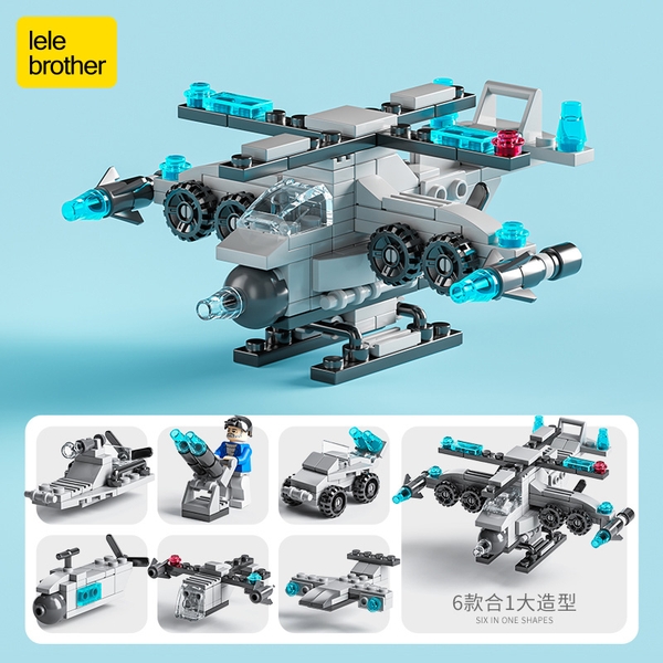 Bộ Lắp Ghép Robot Chiến Đấu 6in1 136pcs. SKU: LG-8612-3 (VAT 001-22-20) - K85-T3-S3