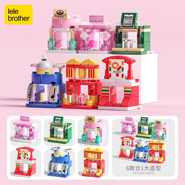 Bộ Lắp Ghép Các Cửa Hàng Đường Phố Mini 137pcs. SKU: LG-8612-4 (VAT 001-11-20) K85-T3-S4