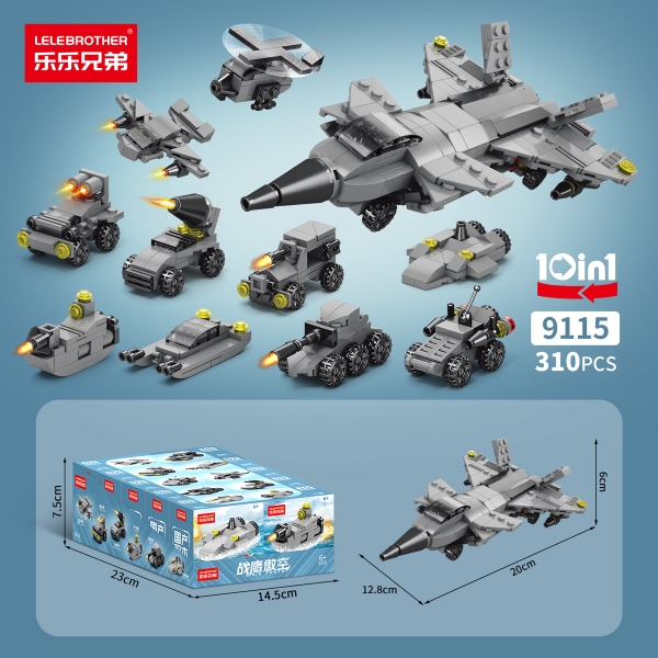 Bộ Lắp Ghép Tên Lửa 10in1. SKU: LG-9115 (VAT 001-C10-30) - K127-T1-S5-6-7-8