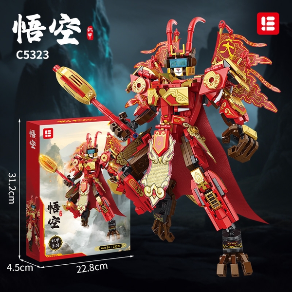 Bộ Lắp Ghép Robot Tôn Ngộ Không 489pcs. SKU: LG-C5323 (VAT 001-21-25) - K131-T1-S17