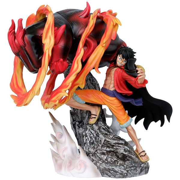 Mô Hình OnePiece Luffy gear 3 red Rock - Cao 26cm - nặng 1kg5 , Figure OnePiece - có vỏ hộp màu - N1-K35-T5-S3