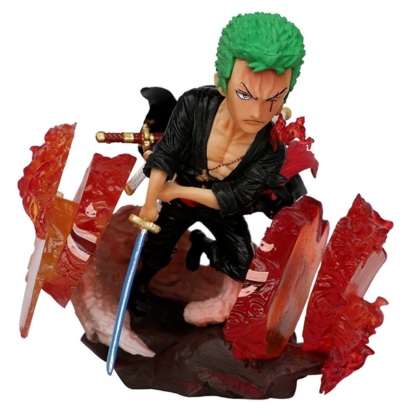 Mô Hình OnePiece Zoro G5 chibi - Cao 9cm - rộng 8cm - nặng 140gram - Figure OnePiece - Có Hộp - N1-K46-T3-S3