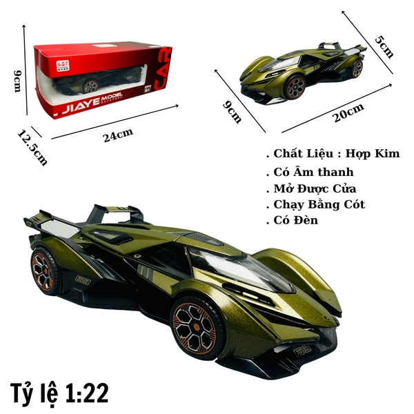 Mô Hình Xe ferrari F1 vàng đồng 1:22 Hợp kim - Có tiếng - đèn pha sáng - Dài 20cm - rộng 9cm - cao 5cm - nặng ~ 700gram - FULL BOX : box màu SKU : oto218 - N3-K7-T4-S1