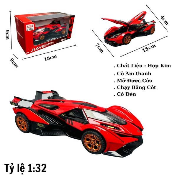 Mô Hình Xe đua F1 đỏ 1:32 Hợp kim - Có tiếng - đèn pha sáng - Dài 15cm - rộng 7cm - cao 4cm - nặng ~ 500gram - FULL BOX : box màu SKU : oto221 n3-k6-t4-s3