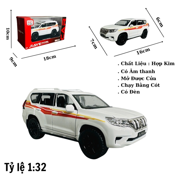 Mô Hình xe fotuner trắng - tỉ lệ 1:32 Hợp kim có thể mở cửa - bánh sau chạy cót - Dài 16cm - rộng 7cm - cao 6cm - nặng : 500gram - FULL BOX : box màu - SKU : oto319 - N3-K12-T1-S2