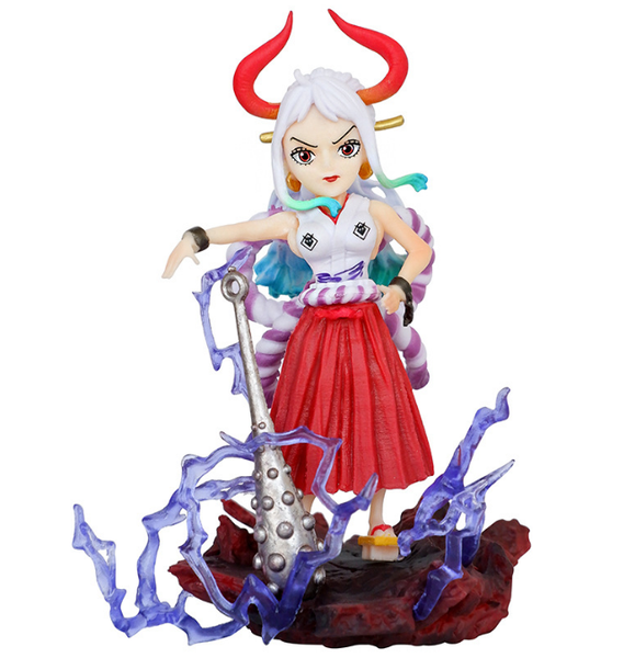 Mô Hình OnePiece Yamato chiến đấu chibi - Cao 11cm - rộng 6cm - nặng 110gram - Figure OnePiece -  có hộp màu - N1-K47-T3-S1