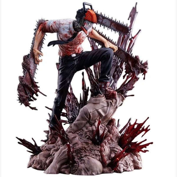 Mô Hình Chainsaw Man - cao 29cm nặng 1 Kg - Figure Chainsaw Man - Có Hộp màu