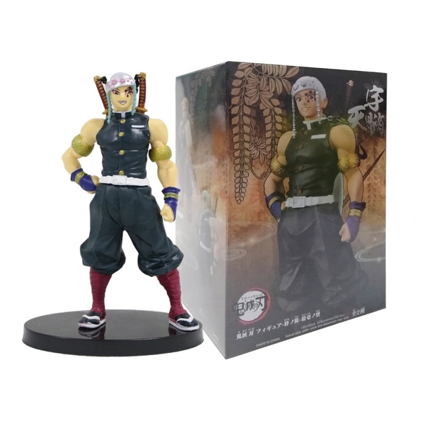 Mô hình Demon Slayer Âm trụ Uzui Tengen - Figure Kimetsu No Yaiba - Vỏ Hộp màu