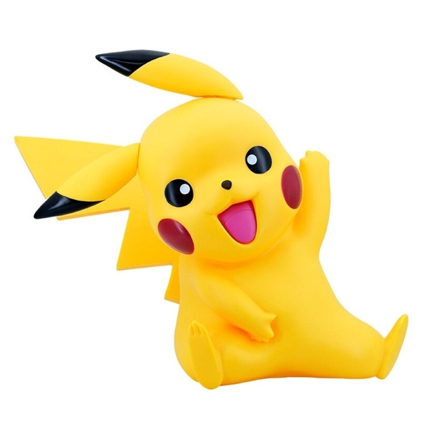 Hàng Loại 1 - Mô Hình đồ chơi -  Pikachu khổng lồ siêu cute - đi kèm 2 tai thay thế - cao 33cm nặng 1.6kg - Pokemon - Bộ Pokemon - Có Vỏ Hộp màu - N1-K37-T4-S6
