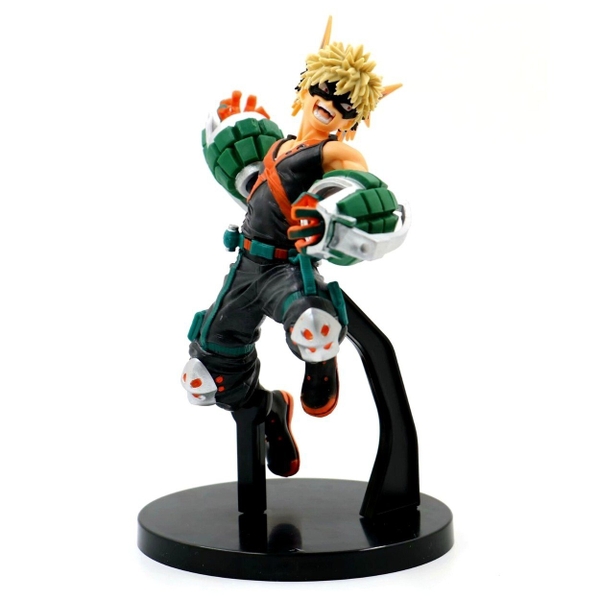 Mô Hình Học Viện Anh Hùng Bakugo Katsuki  trạng thái chiến đấu - Cao 19cm - nặng 230gram - My Hero Academia - có hộp màu