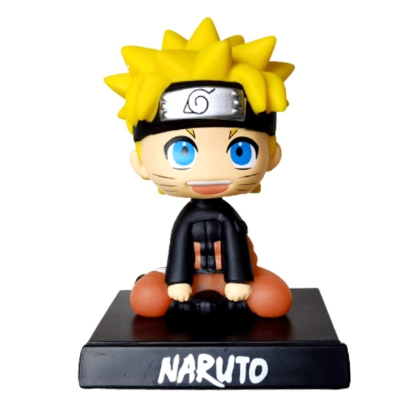 Mô Hình Naruto lắc đầu cười siêu kute - Cao 13,5cm - ngang 9cm - dọc 7cm - nặng 200gram + có box - K73-T3-S8