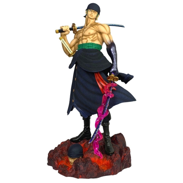 Mô Hình OnePiece Zoro enma - Cao 73cm - ~7kg - Phụ kiện : 2 kiếm + 2 đầu nam châm + 1 haki + Box Bìa + hộp xốp- Figure OnePiece - Có Hộp N1-T2