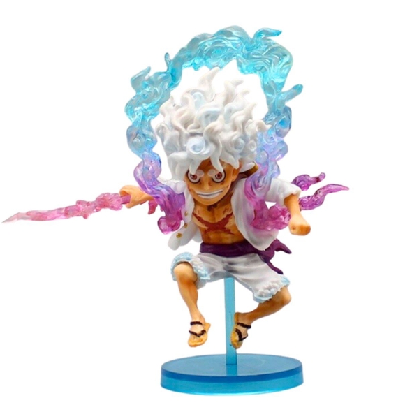 Mô Hình OnePiece Luffy cầm sét WCF Cao Cấp - Cao 10cm - nặng 100gram - Phụ Kiện : 1 sét + 1 đế , Figure OnePiece - no box - N1-K9-T2-S3