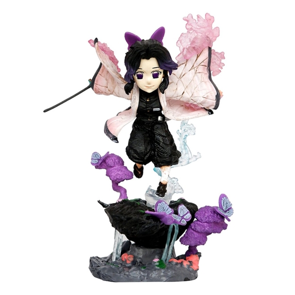 Mô Hình Kimetsu No Yaiba Shinobu G5 chiến đấu - Cao 13cm - rộng 10cm - nặng 144Gram - Phụ kiện : Kiếm - Figure Thanh gươm diệt quỷ - Có Vỏ Hộp màu