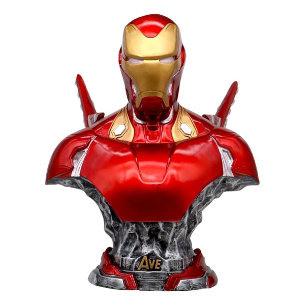 Hàng Loại 1 - Mô Hình Avenger Tượng Bán thân Ironman bộ giáp MK46 - Cao 38cm - rộng 18cm - nặng 2kg6 - Figure Avenger - Hộp carton