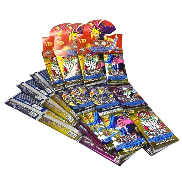 Dây Pack Thẻ Yu-Gi-Oh ( Vua trò Chơi ) - 1 túi có 3 dây - 1 dây có 12 pack - 1 pack có 5 thẻ