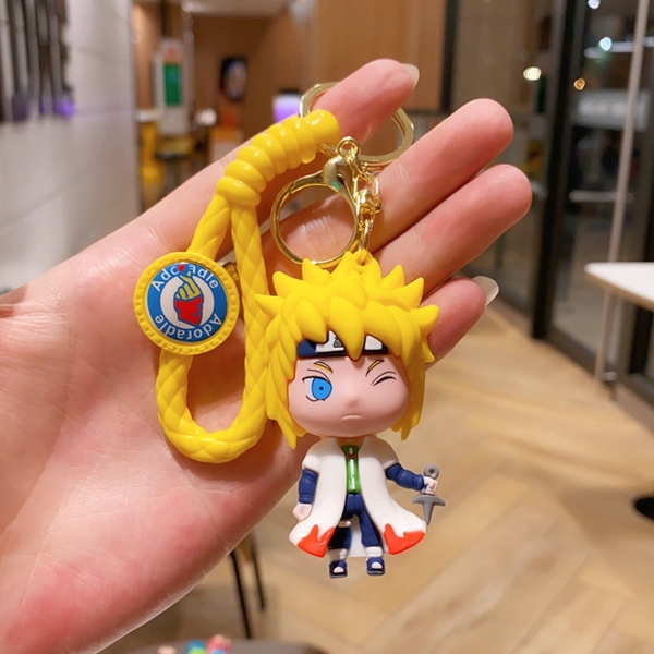 Móc Khóa Minato cầm vũ khí  - Dây móc dài : 9.5cm - Mô Hình Cao : 7cm - Nặng : 50gram - No Box : bọc túi OPP - N3-K15-T1-S3