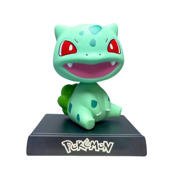 Mô Hình lắc đầu Pokemon Fushigidane - Cao 12cm - nặng 150gram - Phụ kiện : đế + miếng dán - FULL BOX : box màu - N3-K25-T2-S3