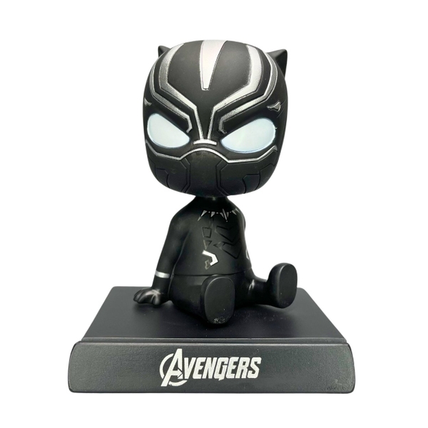 Mô Hình lắc đầu black panther - Cao 12cm - nặng 150gram - Phụ kiện : đế + miếng dán - FULL BOX : box màu