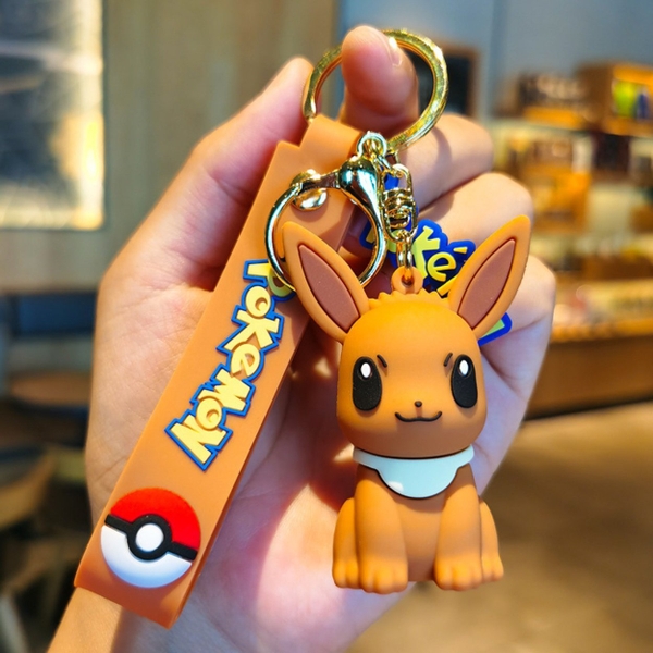 Móc Khóa Pokemon Flareon - Dây móc dài : 10cm - Mô Hình Cao : 6cm - Nặng : 50gram - No Box : bọc túi OPP - K79-T2-S13