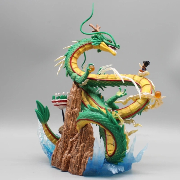 Mô hình DragonBall Goku và Rồng Trái đất - Cao 22cm - ngang 19cm - nặng ...