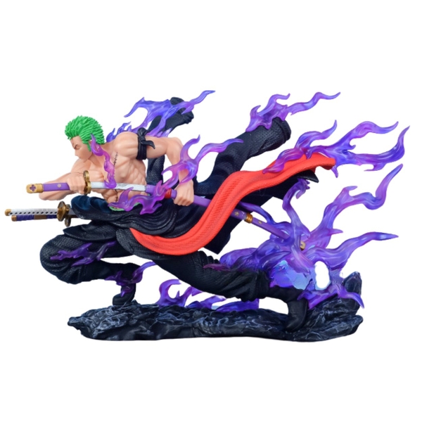 Mô Hình OnePiece Zoro enma chiến đấu siêu ngầu - Cao 17cm - nặng 660gram - Phụ Kiện : Kiếm - No box - N1-K38-T3-S9