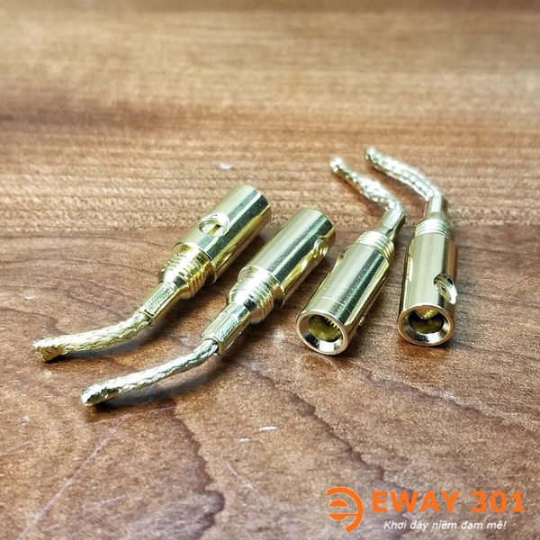 Cặp Giắc Loa Mỏ Chim Mềm Đồng Xịn