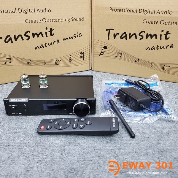 Đầu Giải Mã Âm Thanh Tích Hợp Pre Đèn Suca Audio DAC T1 Pro