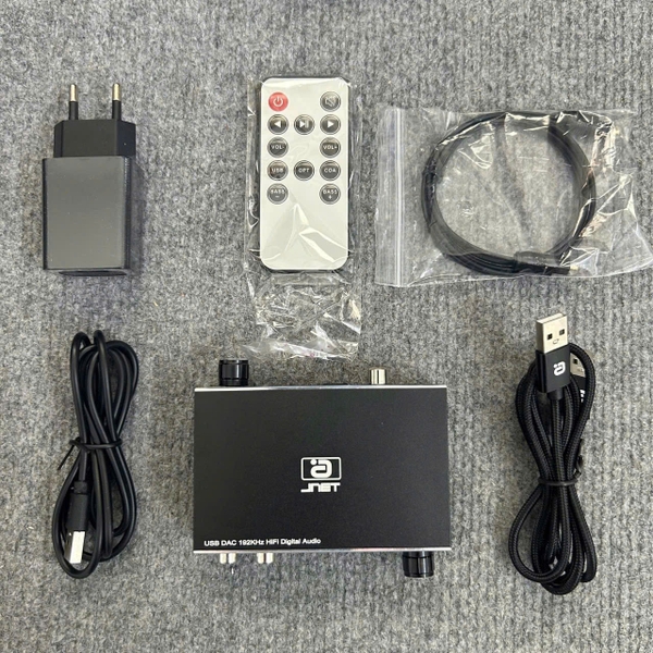 DAC JNET DA500 – Giải mã 24 bit/192 kHz, Optical, Coaxial, USB