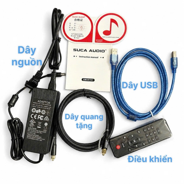 Amply Suca Audio SMART01 – Tích Hợp DAC Giải Mã, Pre Đèn Và Khuếch Đại Công Suất