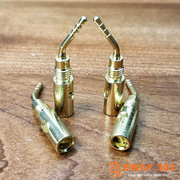 Cặp Giắc Loa Mỏ Chim Cứng Đồng Xịn