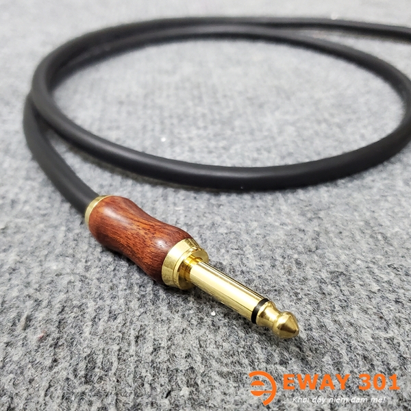 Dây Micro Không Dây Hitachi DIY - Dây 2 Đầu Jack 6 Ly Gỗ
